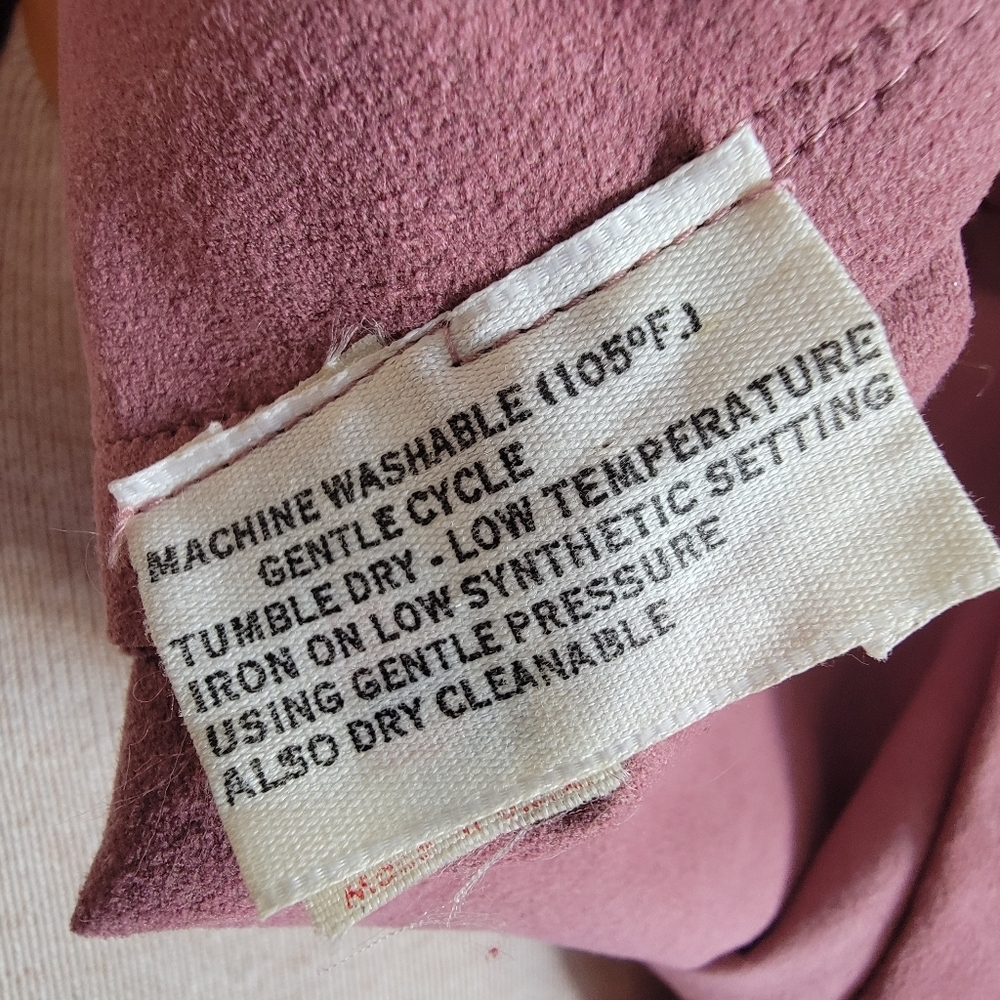 Vintage Russella Haven Suede Dress – Union Made – Mollie Parnis - Picture 10 of 12